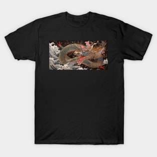 Ukiyo-e Japanese Art - Fantasy Dragon T-Shirt